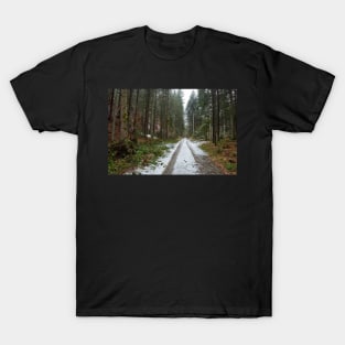 Road through the forest T-Shirt